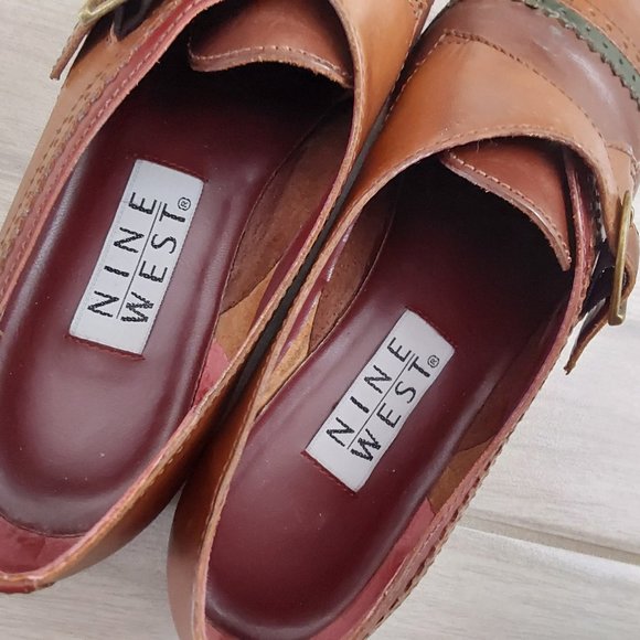 Nine West KASEY Brown Pointed Toe Slip On Loafer. Size 7 N - Picture 6 of 8